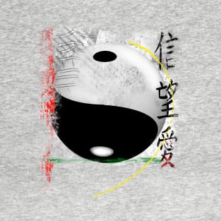 Abstract Yin and Yin T-Shirt